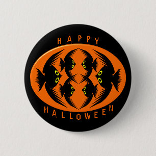 botón Crows de Halloween