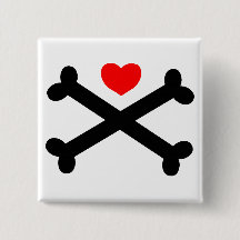 Botón Cruz de Mi Corazón