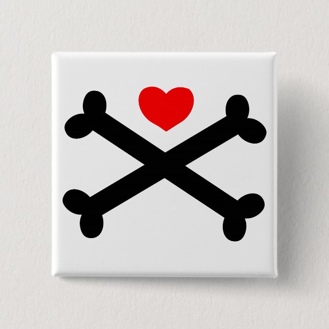 Botón Cruz de Mi Corazón (Anverso)