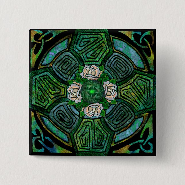 Botón cruzado de Connemara (Anverso)