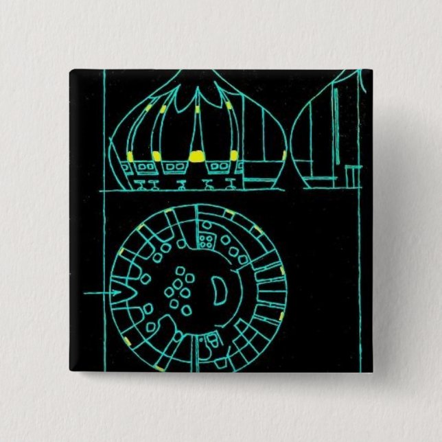 Botón cuadrado (Anverso)