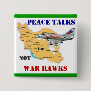 Botón cuadrado Anti-McCain