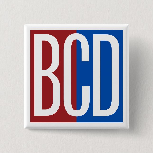 Botón cuadrado BCD (Anverso)