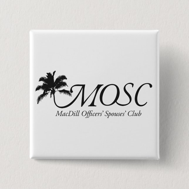 Botón cuadrado con el logotipo (Anverso)