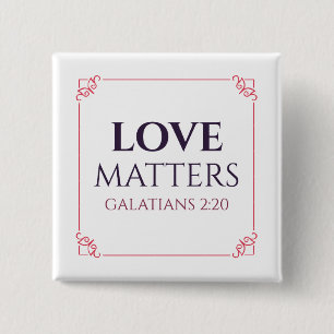 botón Cuadrado de amor