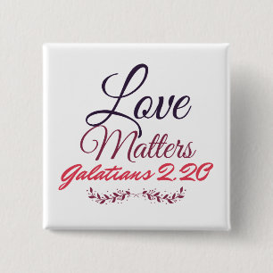 botón Cuadrado de amor