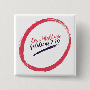 botón Cuadrado de amor