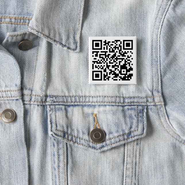Botón cuadrado de código QR personalizable para cu (In situ)