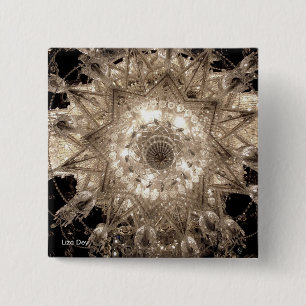 Botón cuadrado de 'cristal'