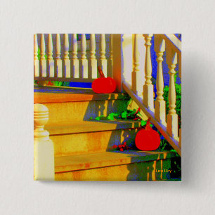 Botón cuadrado de 'dos calabazas'