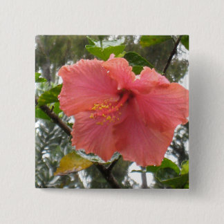 botón Cuadrado de flores de Hawái
