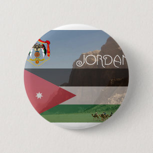 Botón cuadrado de Jordania