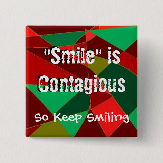 Botón cuadrado de la sonrisa
