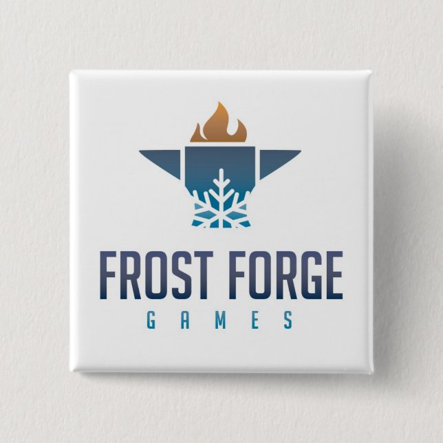 Botón cuadrado de los juegos de la fragua de Frost (Anverso)