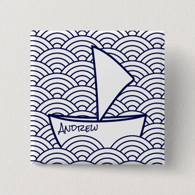 Botón Cuadrado de ondas (Anverso)