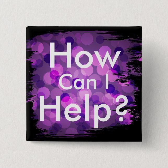 Botón Cuadrado de pincel con luces de boquilla mor (Anverso)