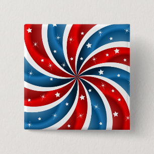 Botón cuadrado de Swirly
