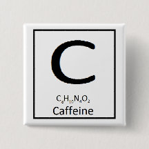 Botón cuadrado del cafeína, 2 adentro