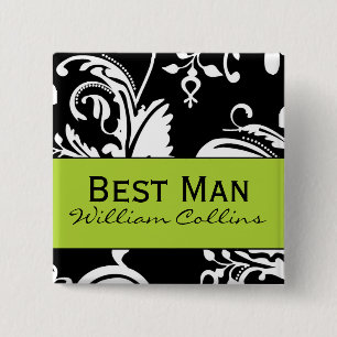 Botón cuadrado del hombre de B&G mejor