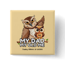 Botón cuadrado : Mi papá mi viejo (leche)