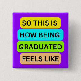 Botón cuadrado morado claro SO_ESTO_ES_CÓMO_BEING_