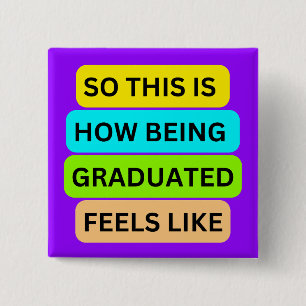 Botón cuadrado morado claro SO_ESTO_ES_CÓMO_BEING_