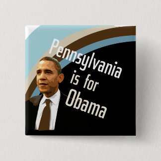 Botón cuadrado para Obama en el PA