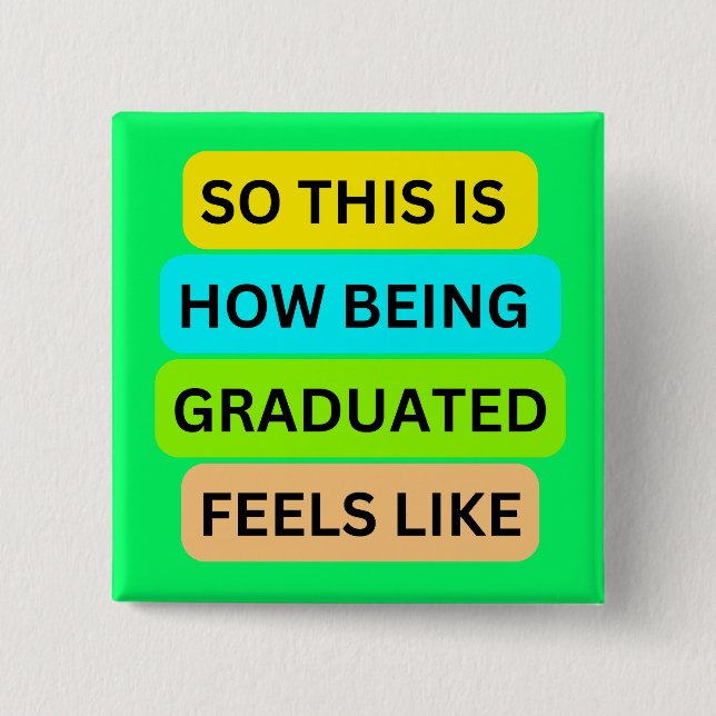 Botón cuadrado verde claro SO_ESTO_ES_CÓMO_SER_GR (Anverso)