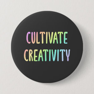 botón "Cultivar la creatividad" Palabras arcoiris