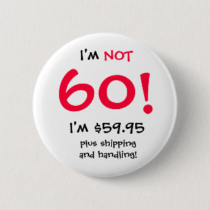 botón Cumpleaños de 60 años