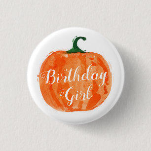 botón Cumpleaños de la Calabaza