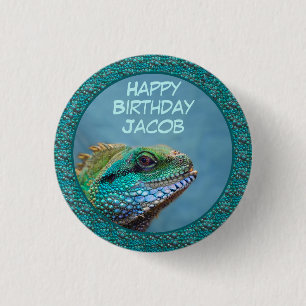 botón Cumpleaños de la Iguana