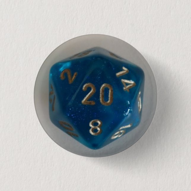 Botón D20 (Anverso)