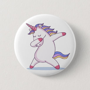 botón Dabbing Unicorn