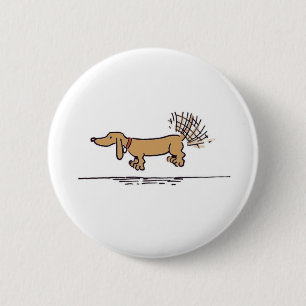 Botón Dachshund volante