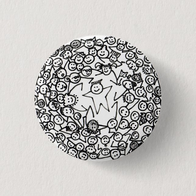 Botón de 101 amigos (Anverso)