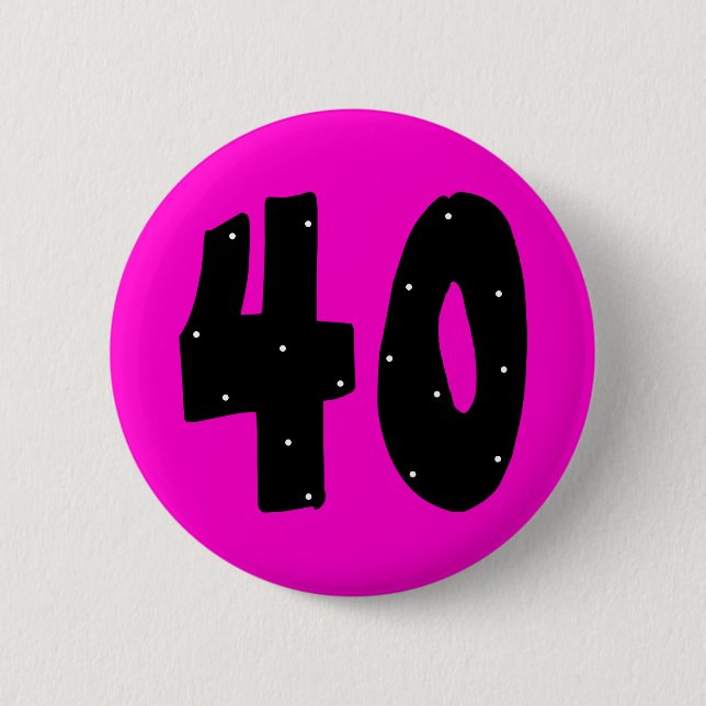 botón de 40 cumpleaños (Anverso)