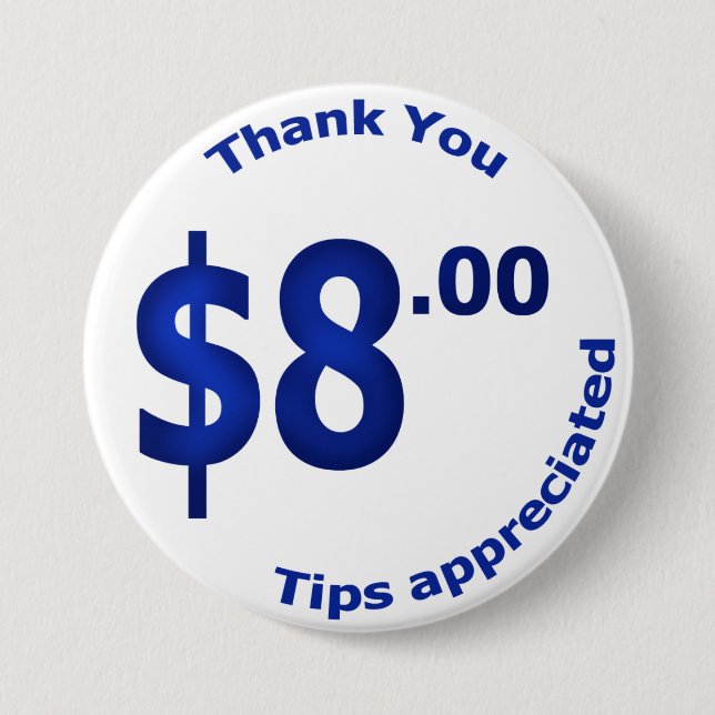 Botón de $8 ventas (Anverso)