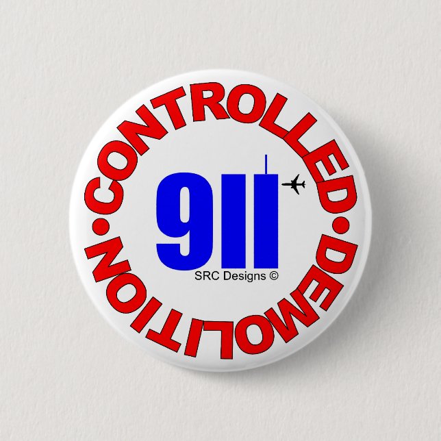 BOTÓN DE 911 CONSPIRACIONES (Anverso)