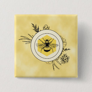 Botón de abeja