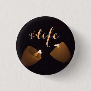 botón de afirmación del "#Life" para la prevenci
