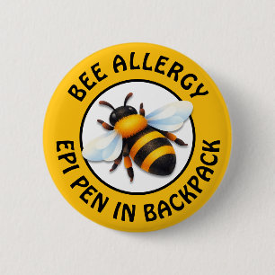 Botón de Alerta de Alergia Grave a Abejas