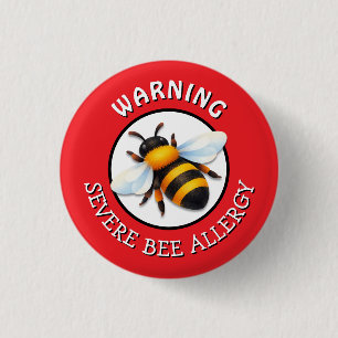 Botón de Alerta de Alergia Grave a las Abejas
