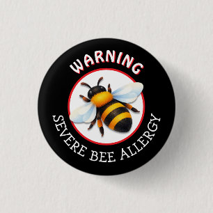 Botón de Alerta de Alergia GRAVE a las Abejas