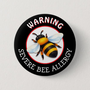 Botón de Alerta de Alergia Grave a las Abejas