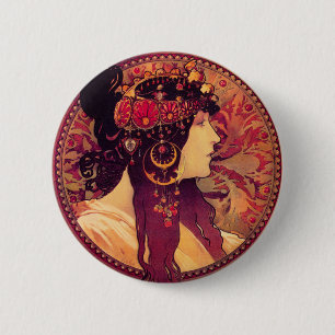 Botón de Alfonso Mucha Donna Orechini