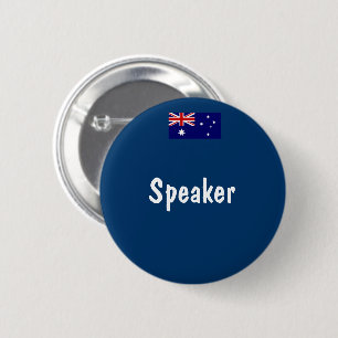 Botón de altavoz de la bandera australiana