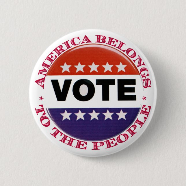 Botón de América del voto (Anverso)