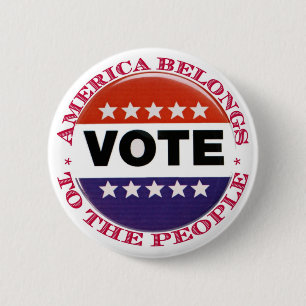 Botón de América del voto