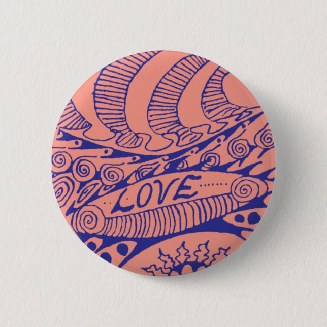 Botón de amor de la era de los sesenta (Anverso)